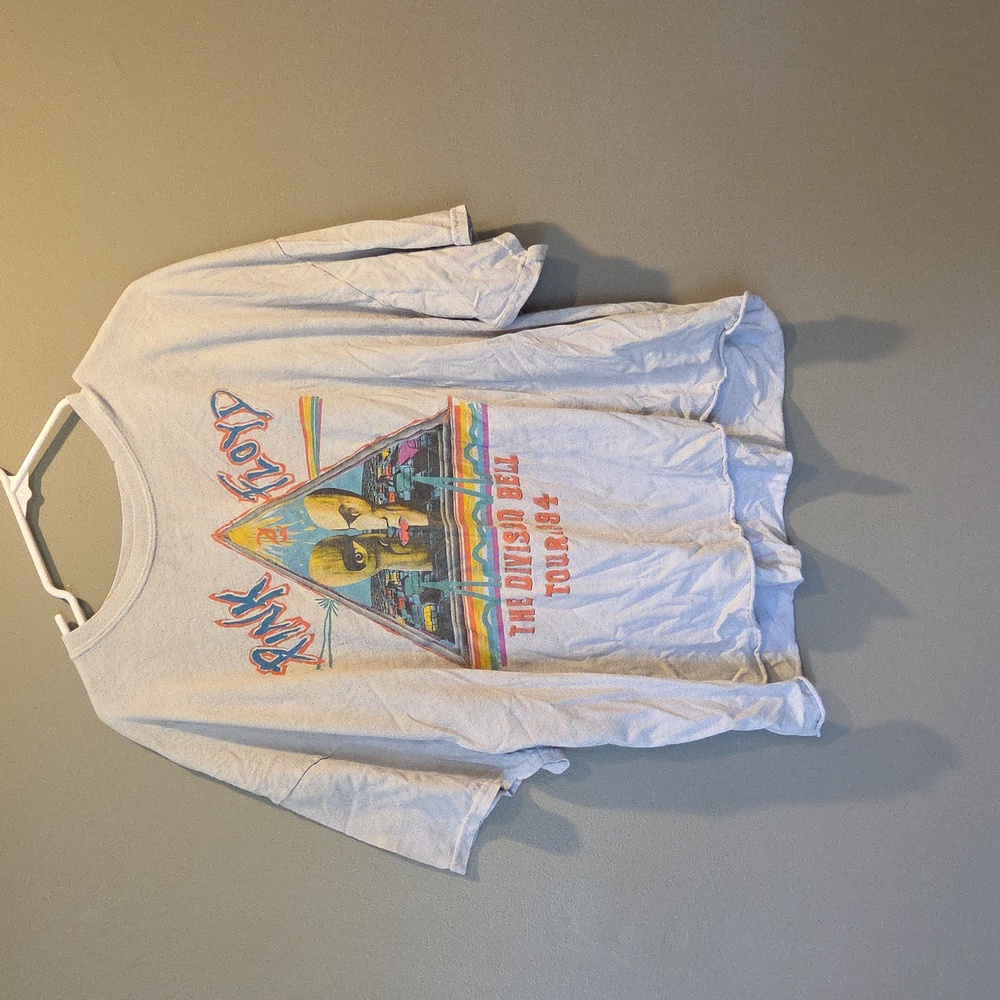 Pink Floyd T-Shirt - White with Colorful Graphic